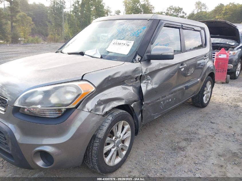 2013 Kia Soul + VIN: KNDJT2A62D7485636 Lot: 43307576
