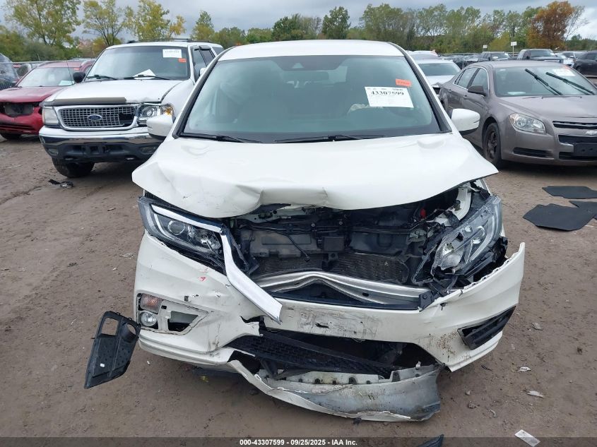 2019 Honda Odyssey Ex VIN: 5FNRL6H51KB023809 Lot: 43307599