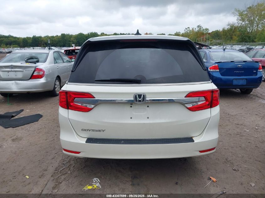 2019 Honda Odyssey Ex VIN: 5FNRL6H51KB023809 Lot: 43307599