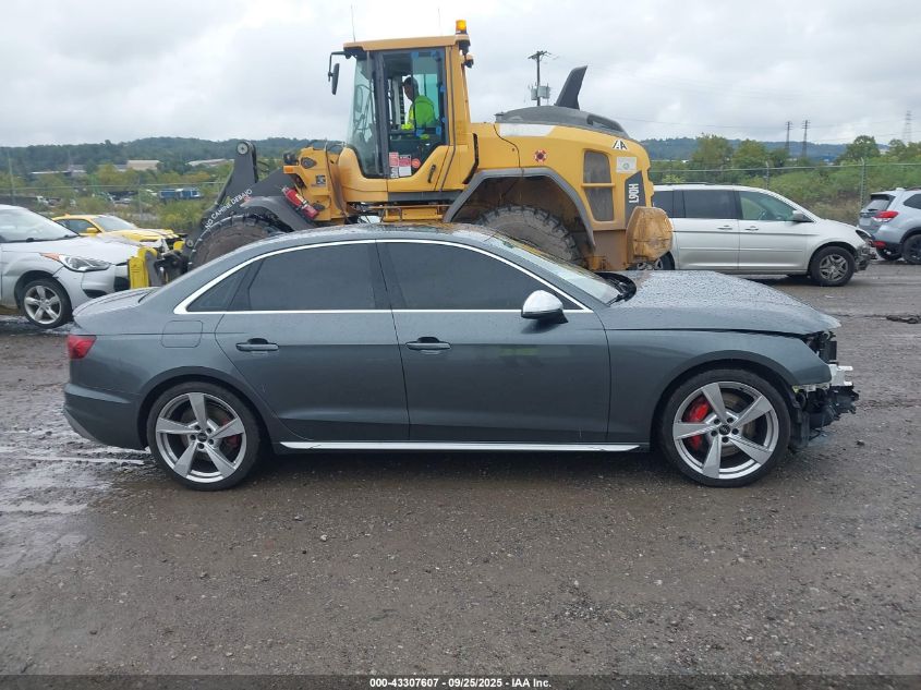 2023 Audi S4 Premium Plus Tfsi Quattro Tiptronic VIN: WAUB4AF46PA015424 Lot: 43307607
