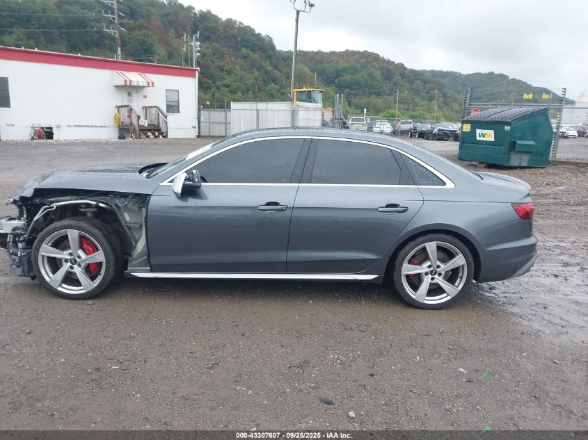 2023 Audi S4 Premium Plus Tfsi Quattro Tiptronic VIN: WAUB4AF46PA015424 Lot: 43307607