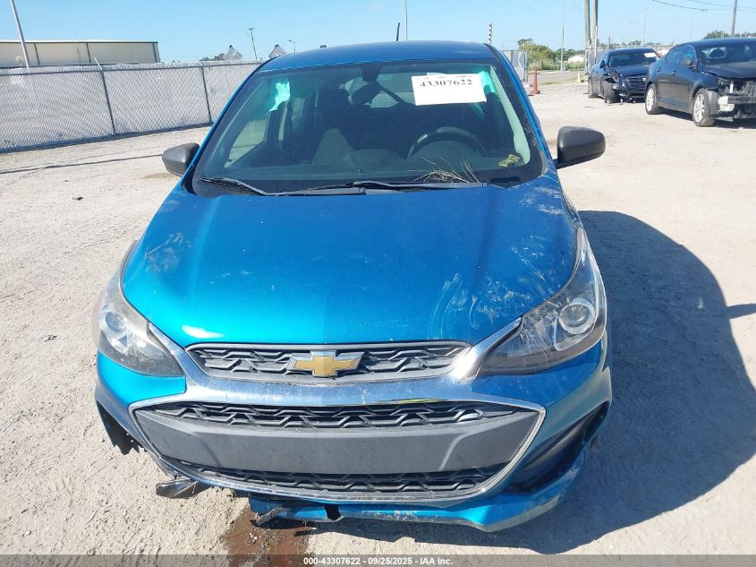 2020 Chevrolet Spark Fwd Ls Automatic VIN: KL8CB6SA4LC411431 Lot: 43307622