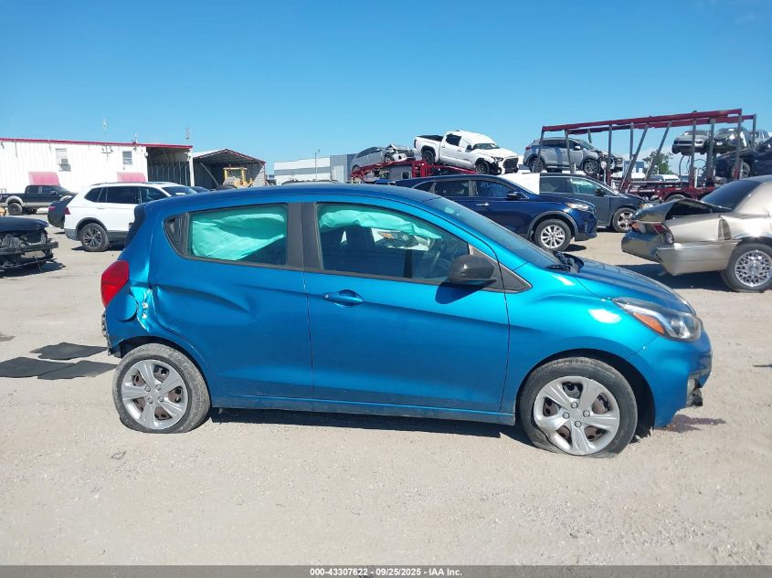 2020 Chevrolet Spark Fwd Ls Automatic VIN: KL8CB6SA4LC411431 Lot: 43307622