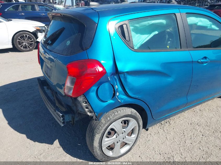 2020 Chevrolet Spark Fwd Ls Automatic VIN: KL8CB6SA4LC411431 Lot: 43307622