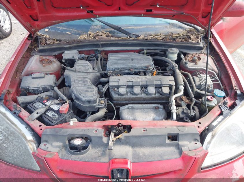 2003 Honda Civic Ex VIN: 1HGEM22903L037961 Lot: 43307633