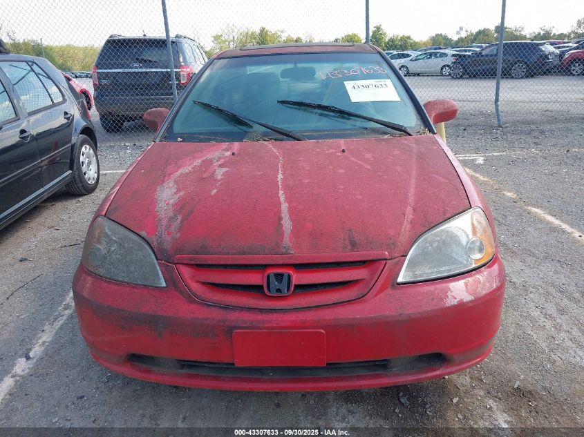 2003 Honda Civic Ex VIN: 1HGEM22903L037961 Lot: 43307633