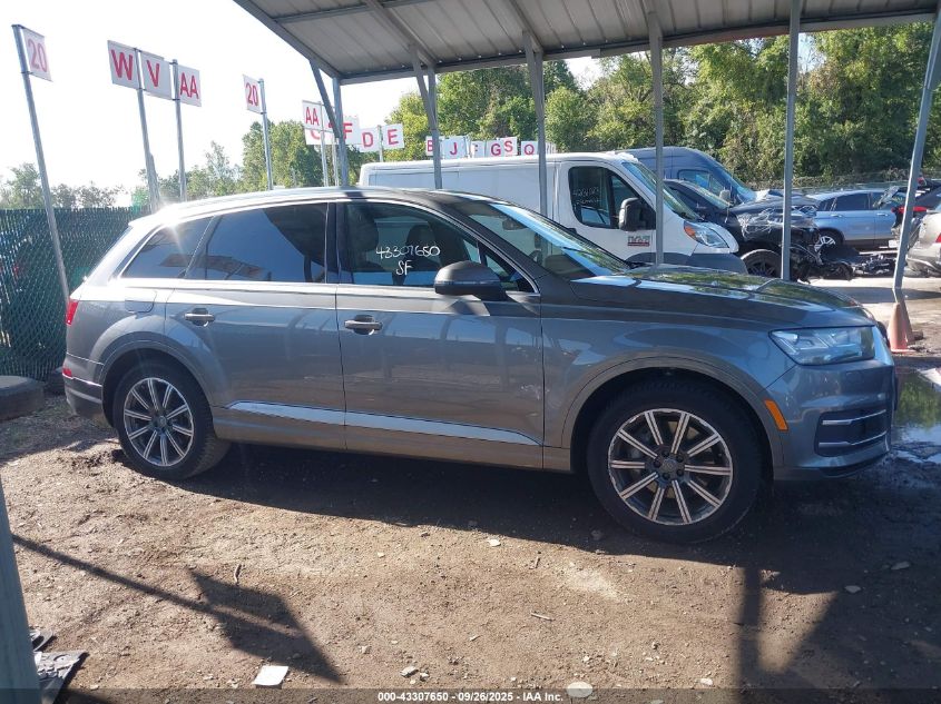 2017 Audi Q7 3.0T Premium VIN: WA1LAAF75HD012549 Lot: 43307650