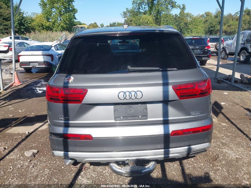 2017 Audi Q7 3.0T Premium VIN: WA1LAAF75HD012549 Lot: 43307650