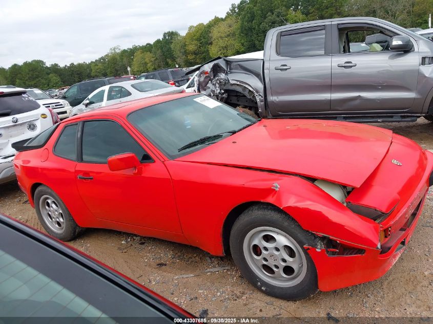 1987 Porsche 944 VIN: WP0AB0949HN474578 Lot: 43307685