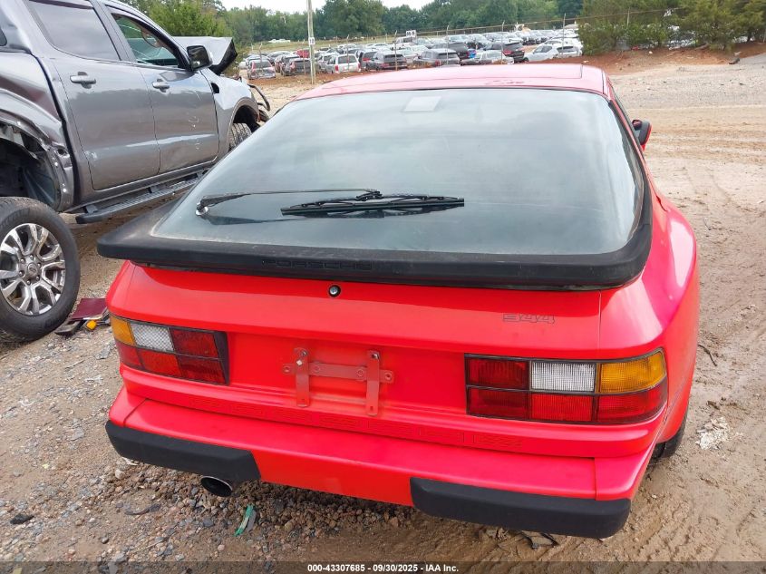 1987 Porsche 944 VIN: WP0AB0949HN474578 Lot: 43307685