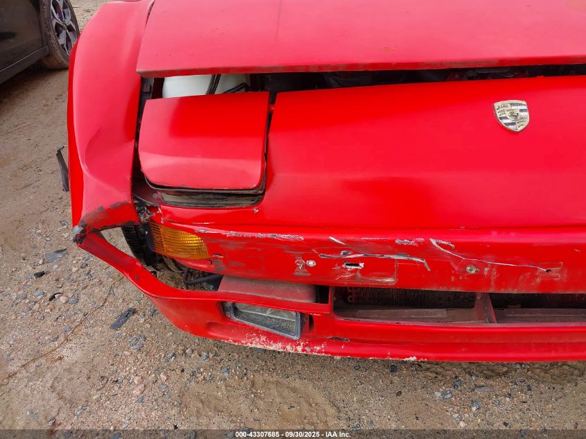 1987 Porsche 944 VIN: WP0AB0949HN474578 Lot: 43307685