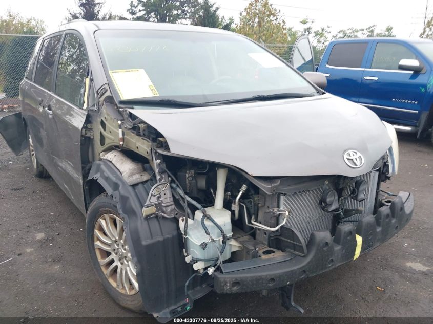 2013 Toyota Sienna Xle V6 8 Passenger VIN: 5TDYK3DC4DS352424 Lot: 43307776