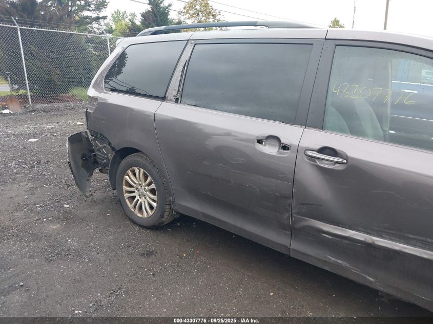 2013 Toyota Sienna Xle V6 8 Passenger VIN: 5TDYK3DC4DS352424 Lot: 43307776