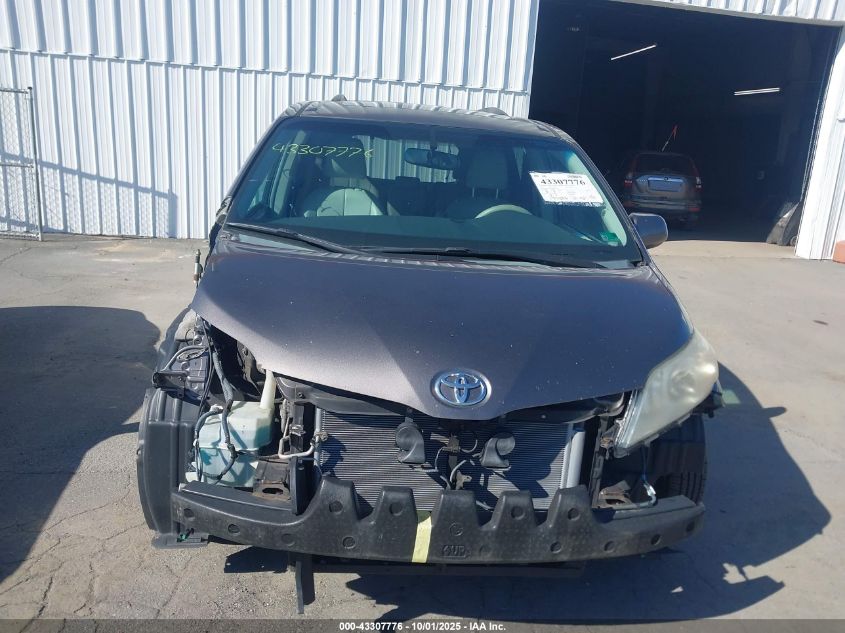 2013 Toyota Sienna Xle V6 8 Passenger VIN: 5TDYK3DC4DS352424 Lot: 43307776