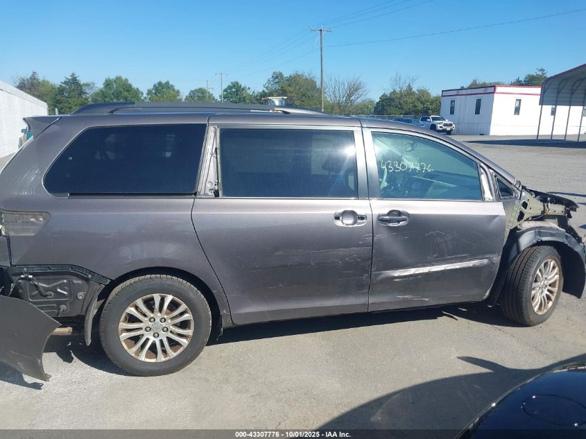 2013 Toyota Sienna Xle V6 8 Passenger VIN: 5TDYK3DC4DS352424 Lot: 43307776