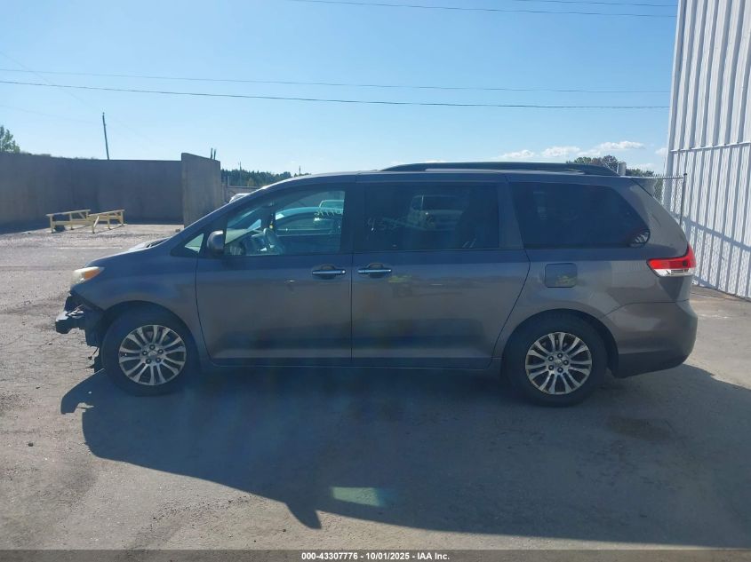 2013 Toyota Sienna Xle V6 8 Passenger VIN: 5TDYK3DC4DS352424 Lot: 43307776