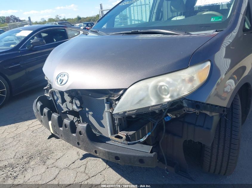 2013 Toyota Sienna Xle V6 8 Passenger VIN: 5TDYK3DC4DS352424 Lot: 43307776