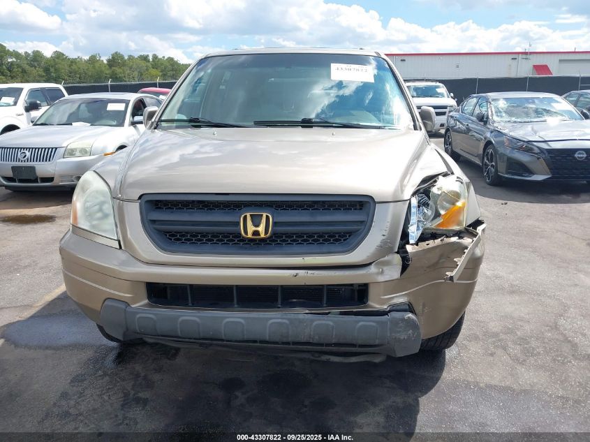 2005 Honda Pilot Ex-L VIN: 5FNYF18525B012019 Lot: 43307822