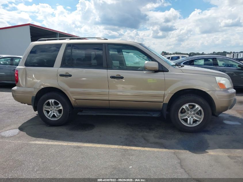 2005 Honda Pilot Ex-L VIN: 5FNYF18525B012019 Lot: 43307822