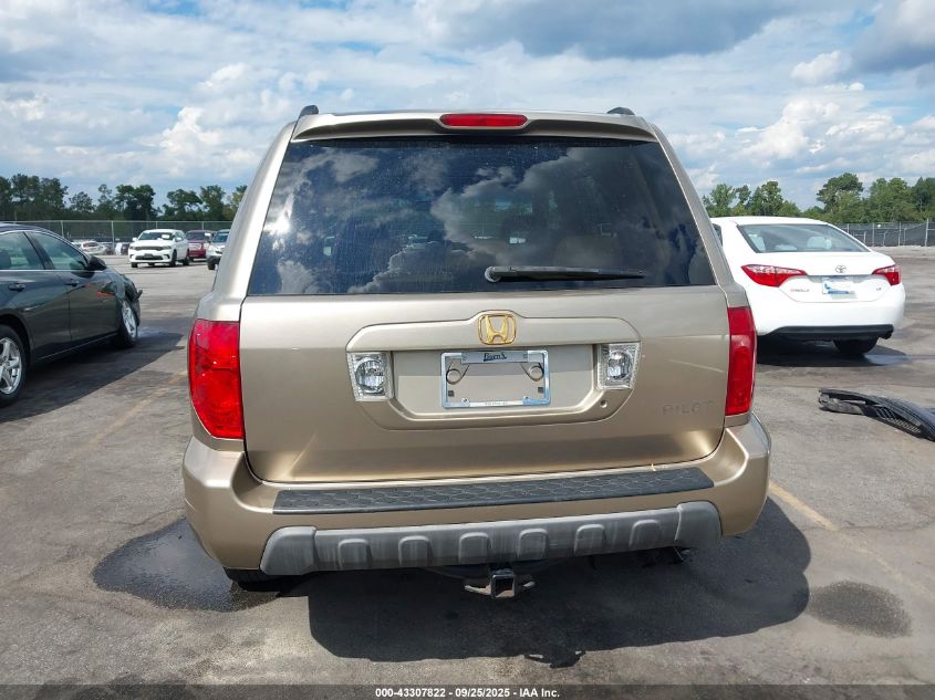 2005 Honda Pilot Ex-L VIN: 5FNYF18525B012019 Lot: 43307822
