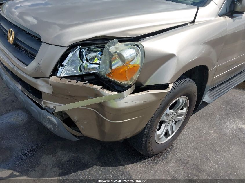 2005 Honda Pilot Ex-L VIN: 5FNYF18525B012019 Lot: 43307822