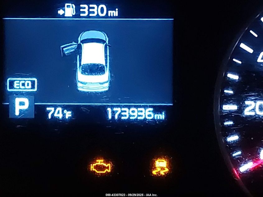 2019 Kia Optima Lx VIN: 5XXGT4L37KG321036 Lot: 43307823