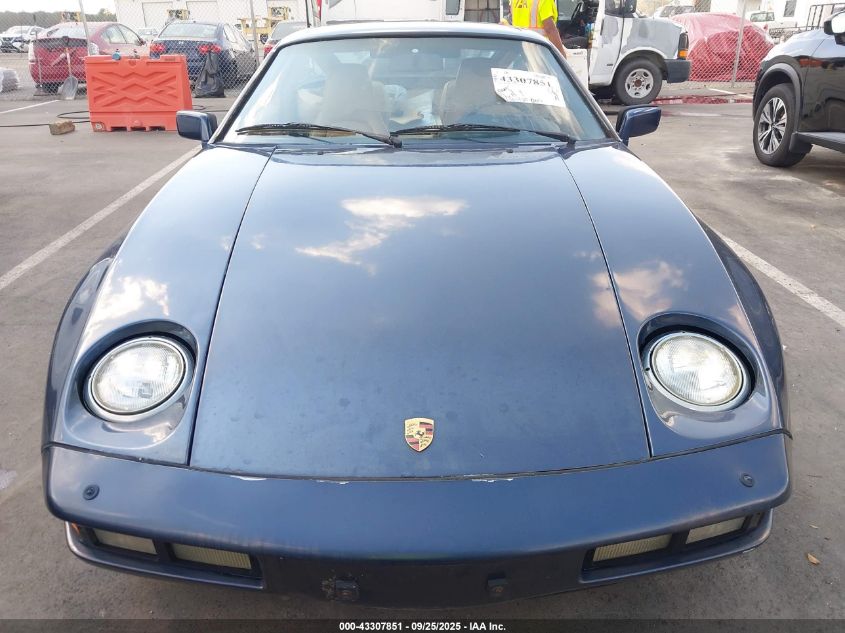 1985 Porsche 928 S VIN: WP0JB092XFS860245 Lot: 43307851