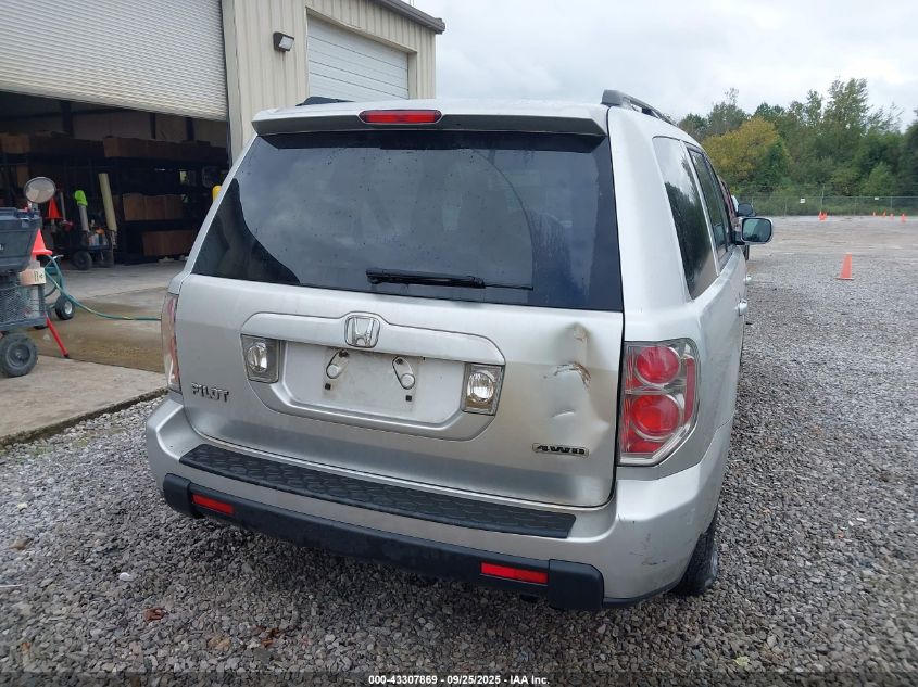 2006 Honda Pilot Ex VIN: 5FNYF18486B010719 Lot: 43307869