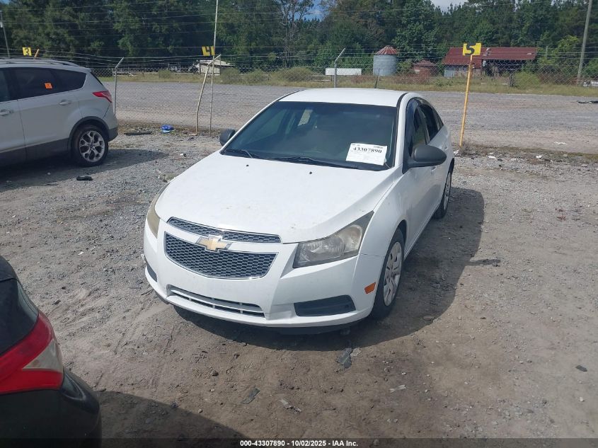 2012 Chevrolet Cruze Ls VIN: 1G1PC5SHXC7145590 Lot: 43307890