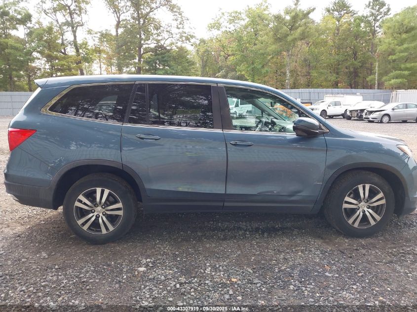 2018 Honda Pilot Ex-L VIN: 5FNYF6H50JB027240 Lot: 43307919