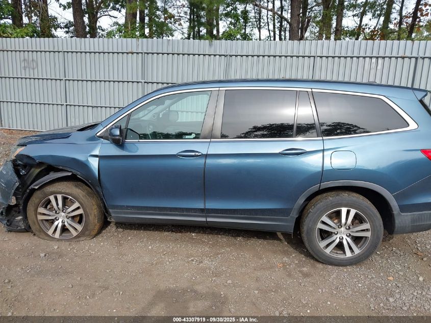 2018 Honda Pilot Ex-L VIN: 5FNYF6H50JB027240 Lot: 43307919