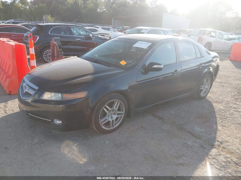 2007 Acura Tl 3.2 black sedan gasoline 19UUA66207A025223 photo #3