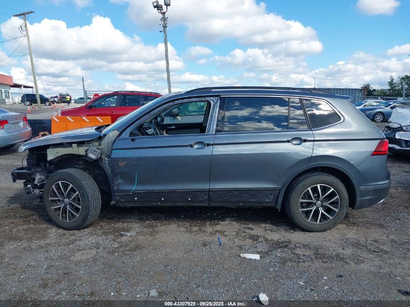 2021 Volkswagen Tiguan 2.0T Se/2.0T Se R-Line Black/2.0T Sel VIN: 3VV3B7AX2MM145993 Lot: 43307929