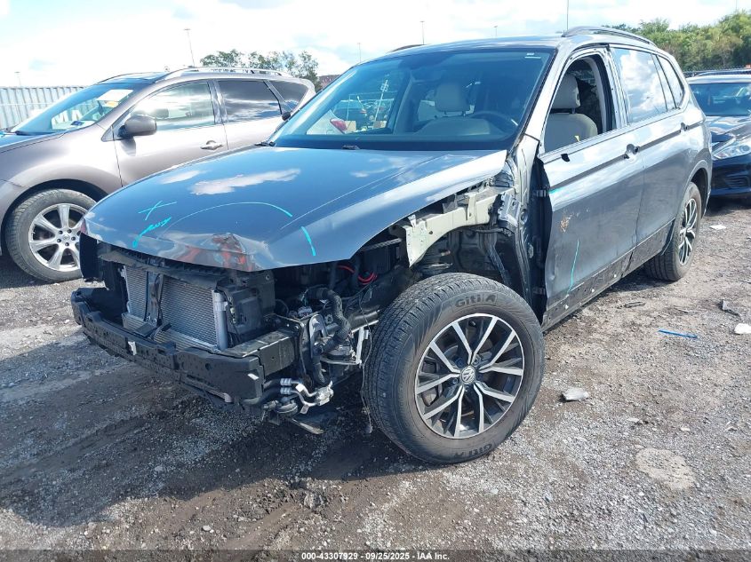 2021 Volkswagen Tiguan 2.0T Se/2.0T Se R-Line Black/2.0T Sel VIN: 3VV3B7AX2MM145993 Lot: 43307929