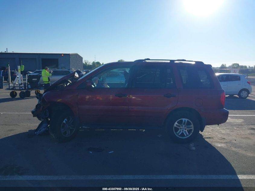 2005 Honda Pilot Ex-L VIN: 5FNYF18535B035776 Lot: 43307950