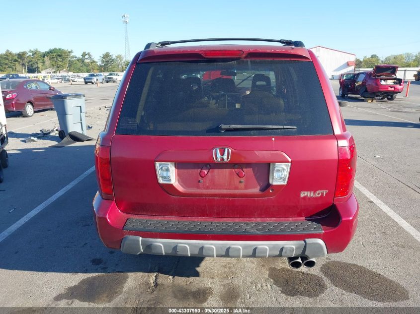 2005 Honda Pilot Ex-L VIN: 5FNYF18535B035776 Lot: 43307950