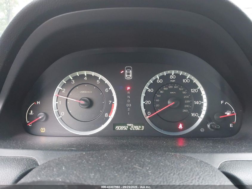 2010 Honda Accord 2.4 Ex-L VIN: 1HGCP2F88AA000567 Lot: 43307960