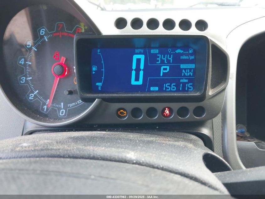 2013 Chevrolet Sonic Lt Auto VIN: 1G1JC6SB1D4151594 Lot: 43307963