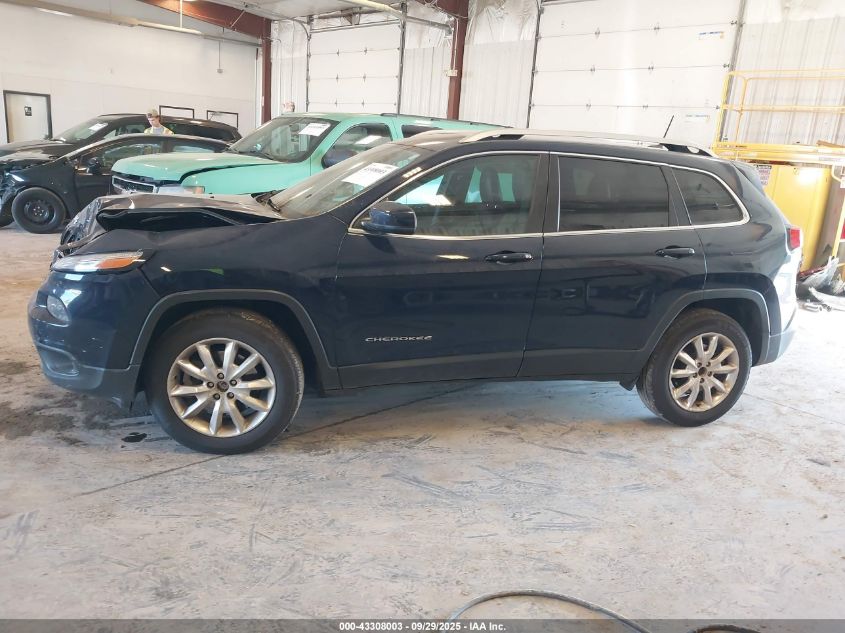 2016 Jeep Cherokee Limited VIN: 1C4PJMDS8GW241374 Lot: 43308003