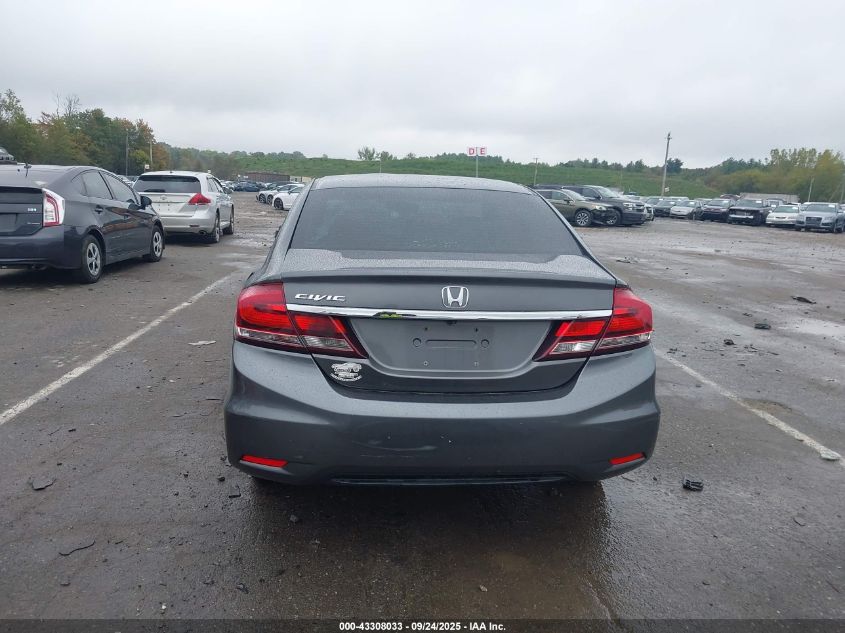 2013 Honda Civic Ex VIN: 2HGFB2F8XDH518620 Lot: 43308033