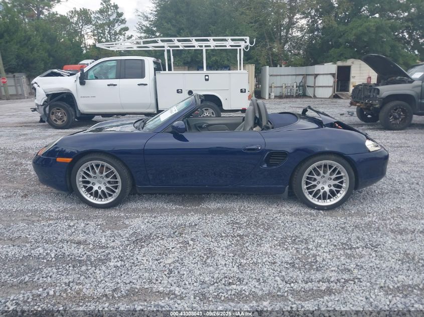 2001 Porsche Boxster VIN: WP0CA29811U624219 Lot: 43308043