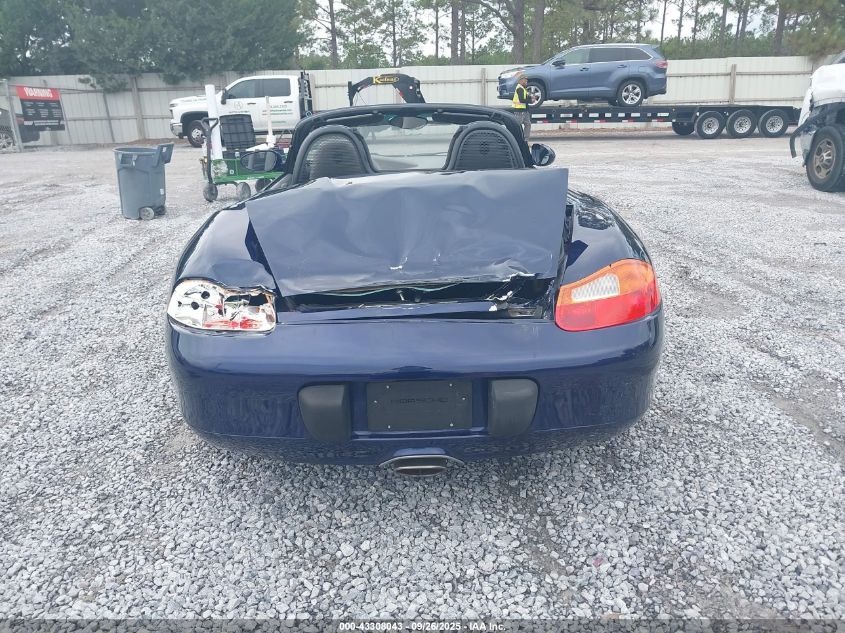 2001 Porsche Boxster VIN: WP0CA29811U624219 Lot: 43308043