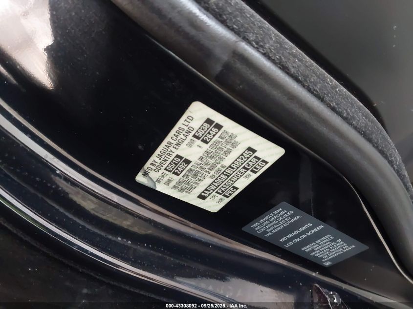 2011 Jaguar Xf Premium VIN: SAJWA0GB1BLR88245 Lot: 43308092