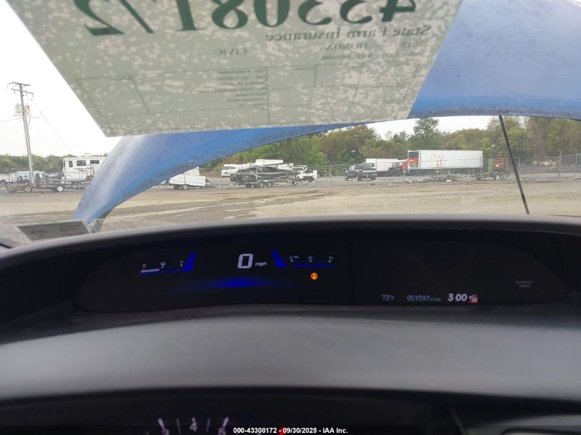 2015 Honda Civic Ex VIN: 19XFB2F8XFE031088 Lot: 43308172