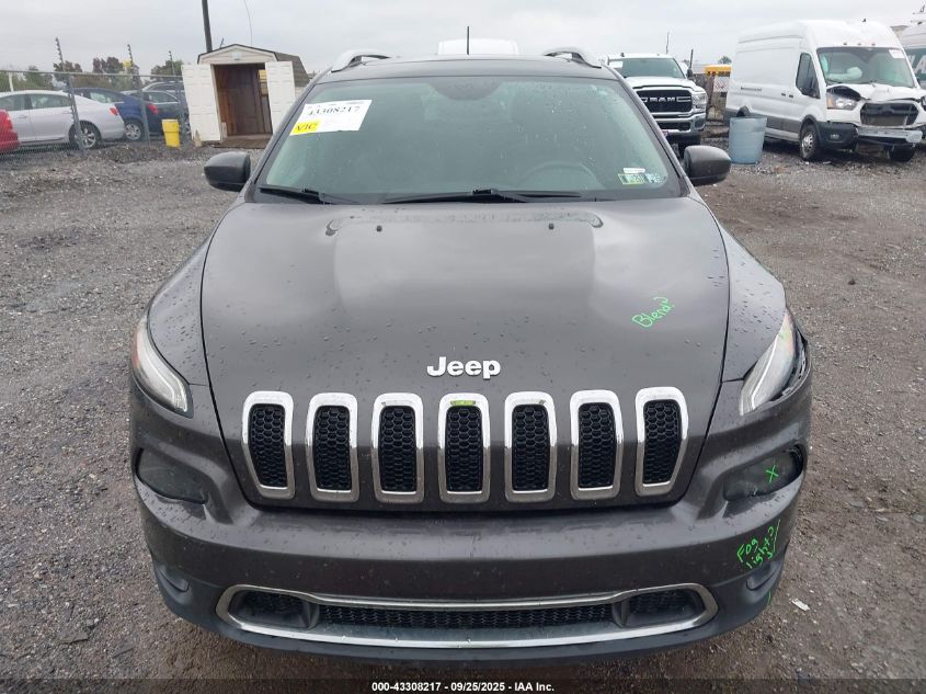 2017 Jeep Cherokee Limited 4X4 VIN: 1C4PJMDS6HW639765 Lot: 43308217
