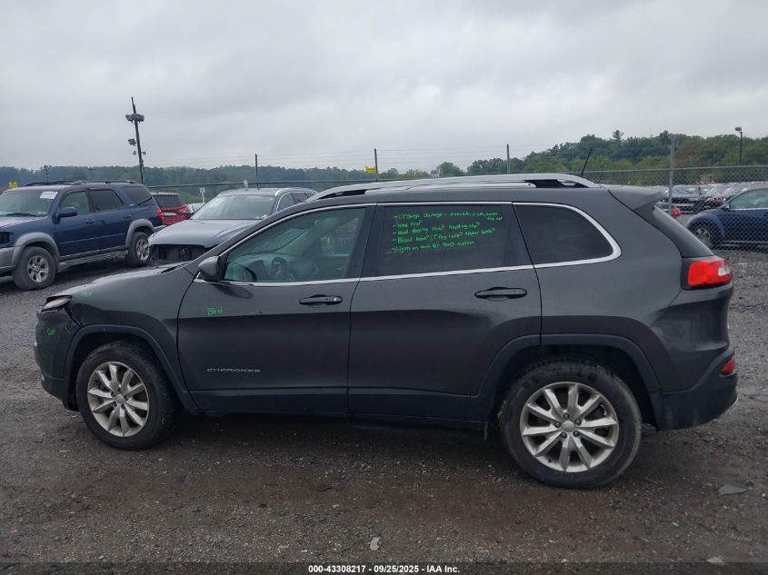 2017 Jeep Cherokee Limited 4X4 VIN: 1C4PJMDS6HW639765 Lot: 43308217