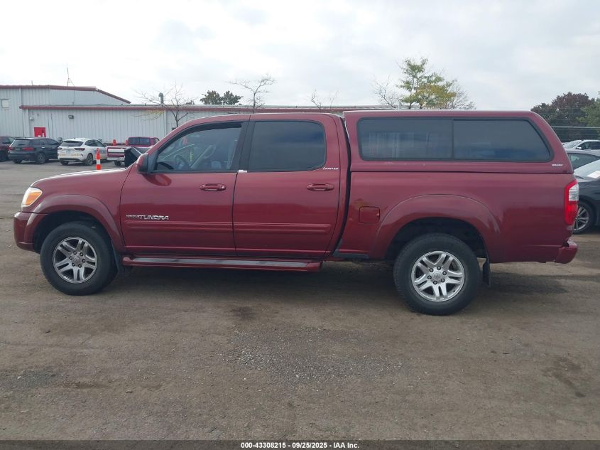 2006 Toyota Tundra Limited V8 VIN: 5TBDT48156S515989 Lot: 43308215