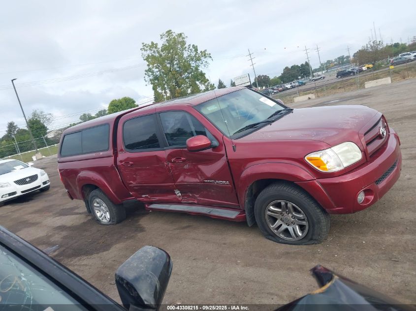 2006 Toyota Tundra Limited V8 VIN: 5TBDT48156S515989 Lot: 43308215