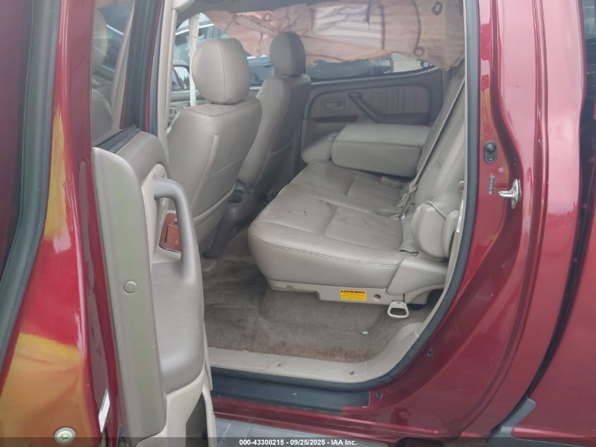 2006 Toyota Tundra Limited V8 VIN: 5TBDT48156S515989 Lot: 43308215