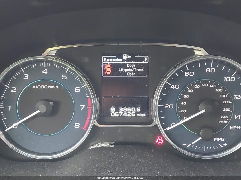 2016 Subaru Crosstrek 2.0I Limited VIN: JF2GPAKCXGH304733 Lot: 43308226